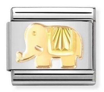 Nomination - Link 18K 'Złoty Słonik na szczęście' 030149 50.jpg